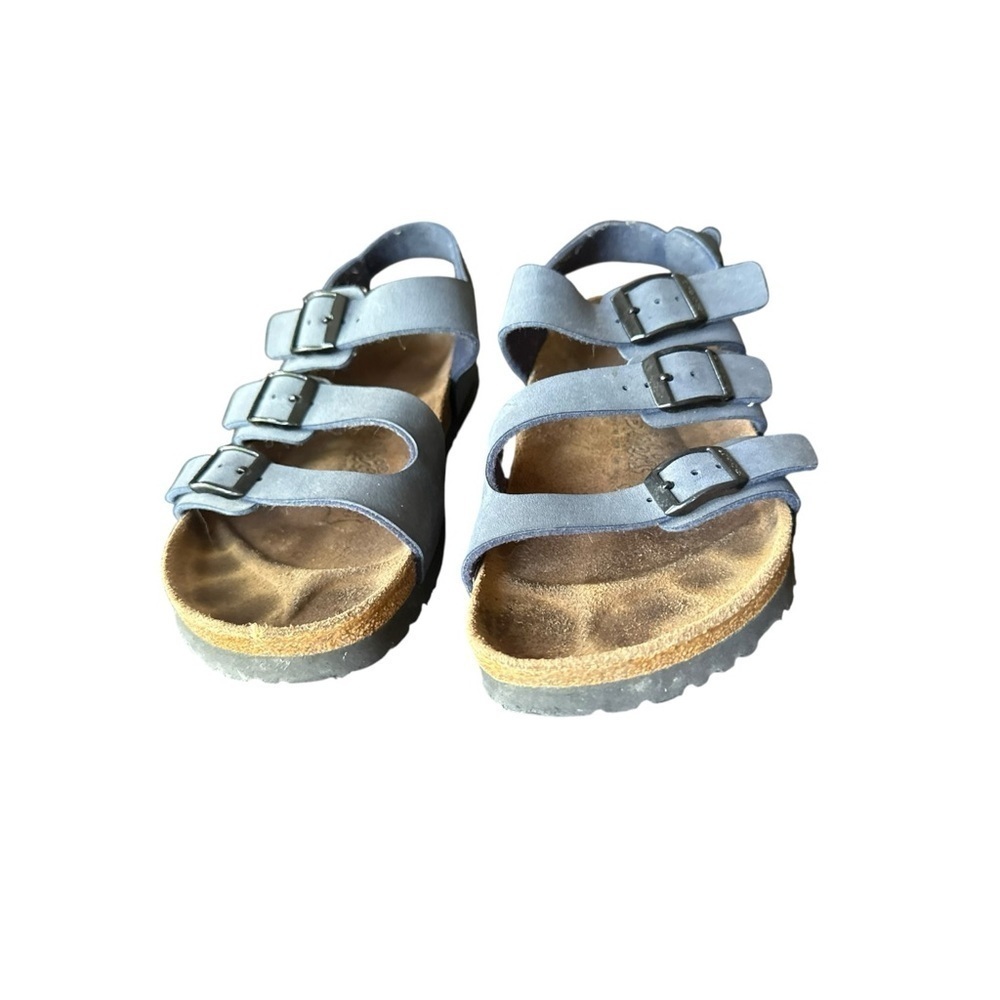 Birkis by Birkenstock Ellice Slingback Sandals Slate Blue Size 39 L8 M6 - Picture 6 of 15